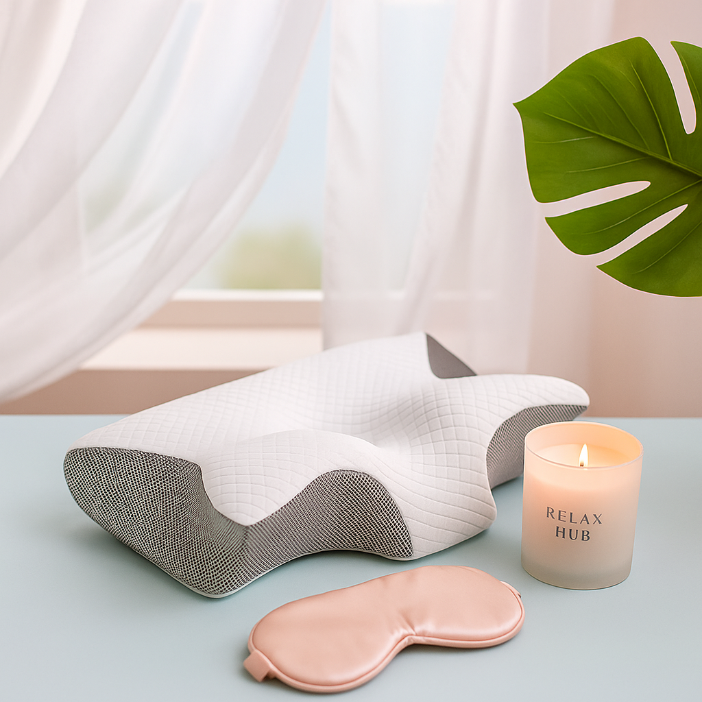 RelaxHub™ Butterfly Neck Pillow